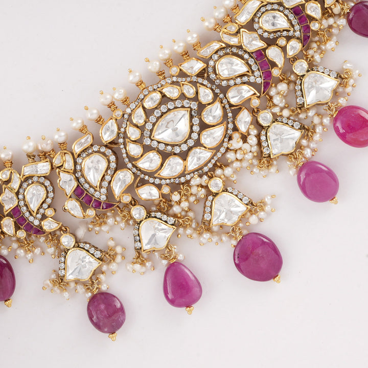 Charm Crystals Choker Set