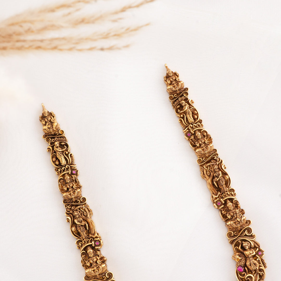 Mehvisha Nagas Long Necklace