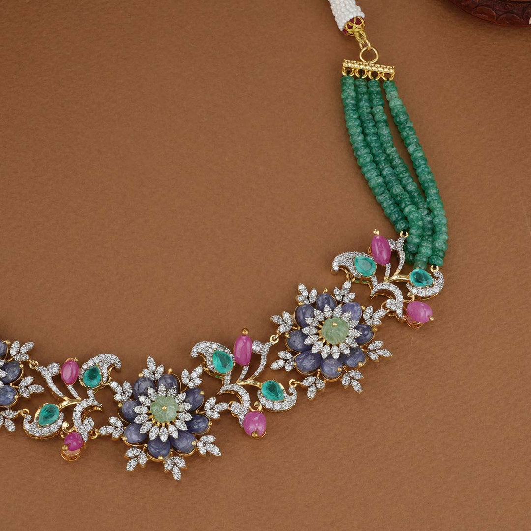 Pretty Floral Avikam Choker