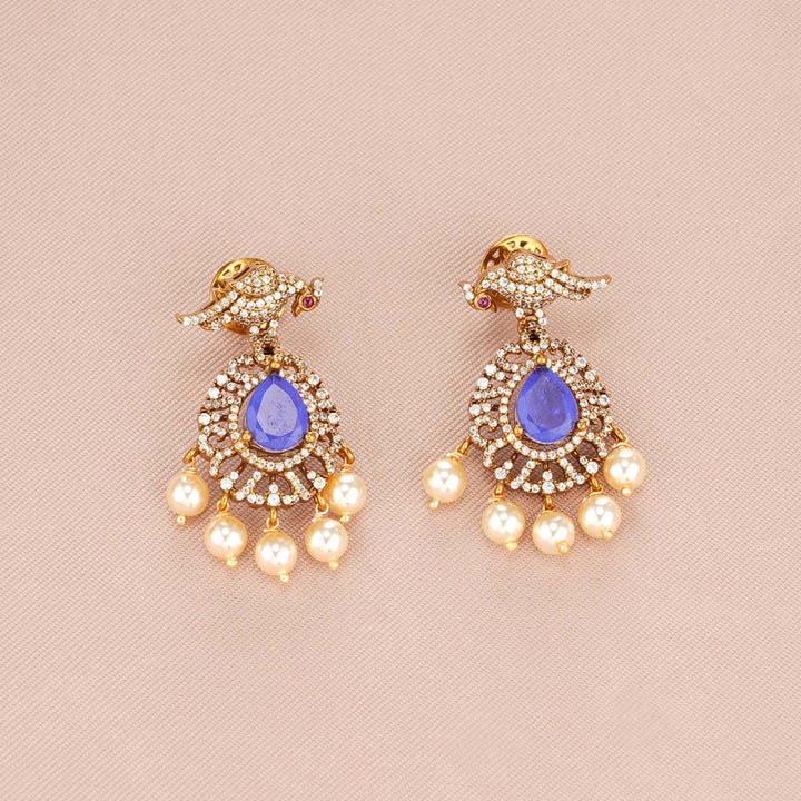 Purple Victorian Long Necklace set