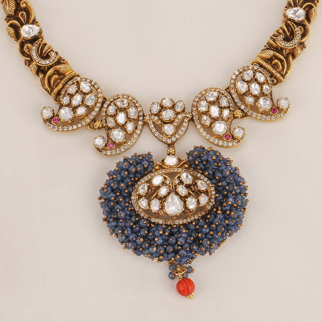 Mesmerizing Deep Nagas Short Necklace
