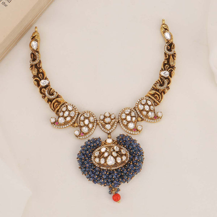 Mesmerizing Deep Nagas Short Necklace