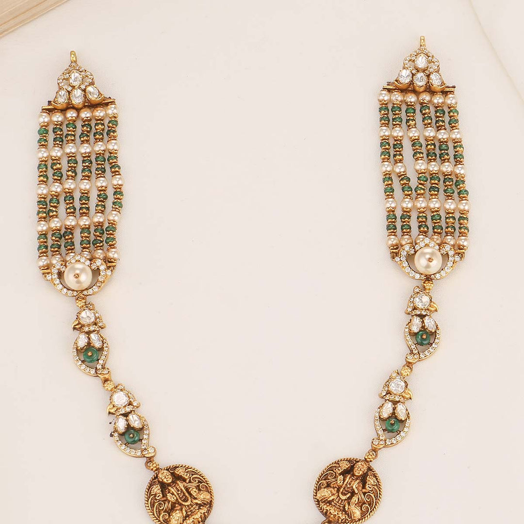 Sparkling Deep Nagas Long Necklace