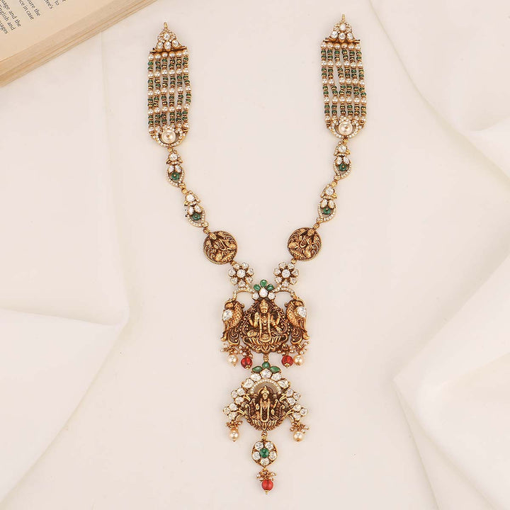 Sparkling Deep Nagas Long Necklace