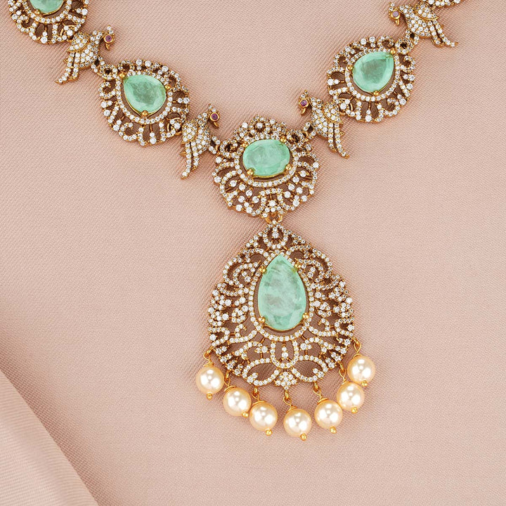 Glittering Short Necklace Set