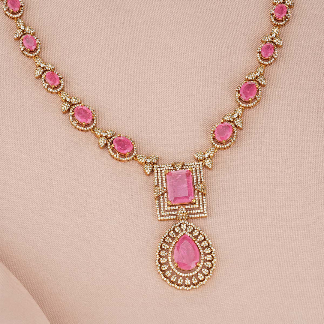 Mahita Victorian Long Necklace set