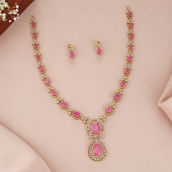 Mahita Victorian Long Necklace set