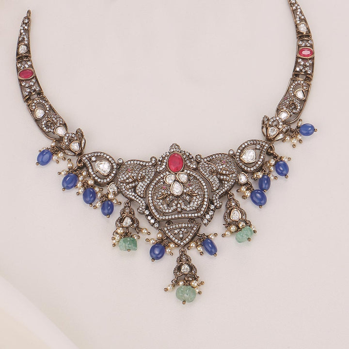 Rithanya Victorian Short Necklace Set