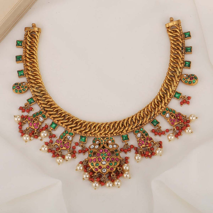 Shabhikshalini Reversible Nagas Short Necklace