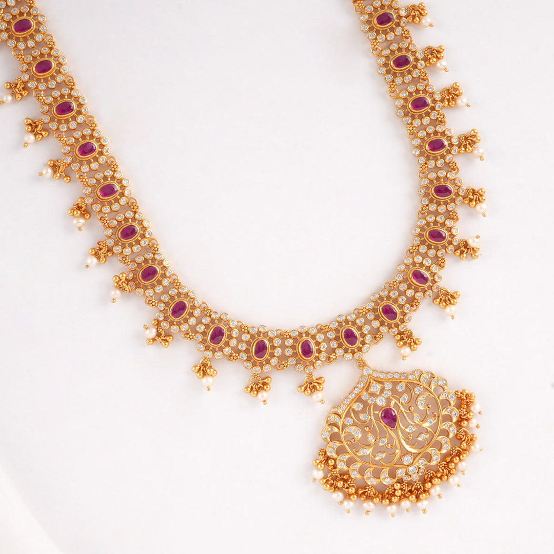 Prathika Stone Long Necklace