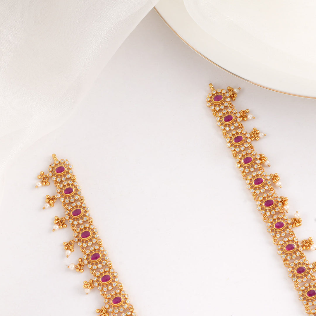 Prathika Stone Long Necklace