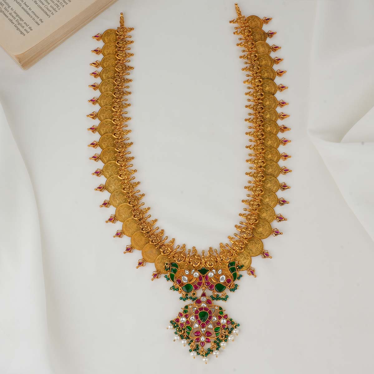 Gold Plated Antique Necklace | Gold Plated Nagas Nakshi Silver