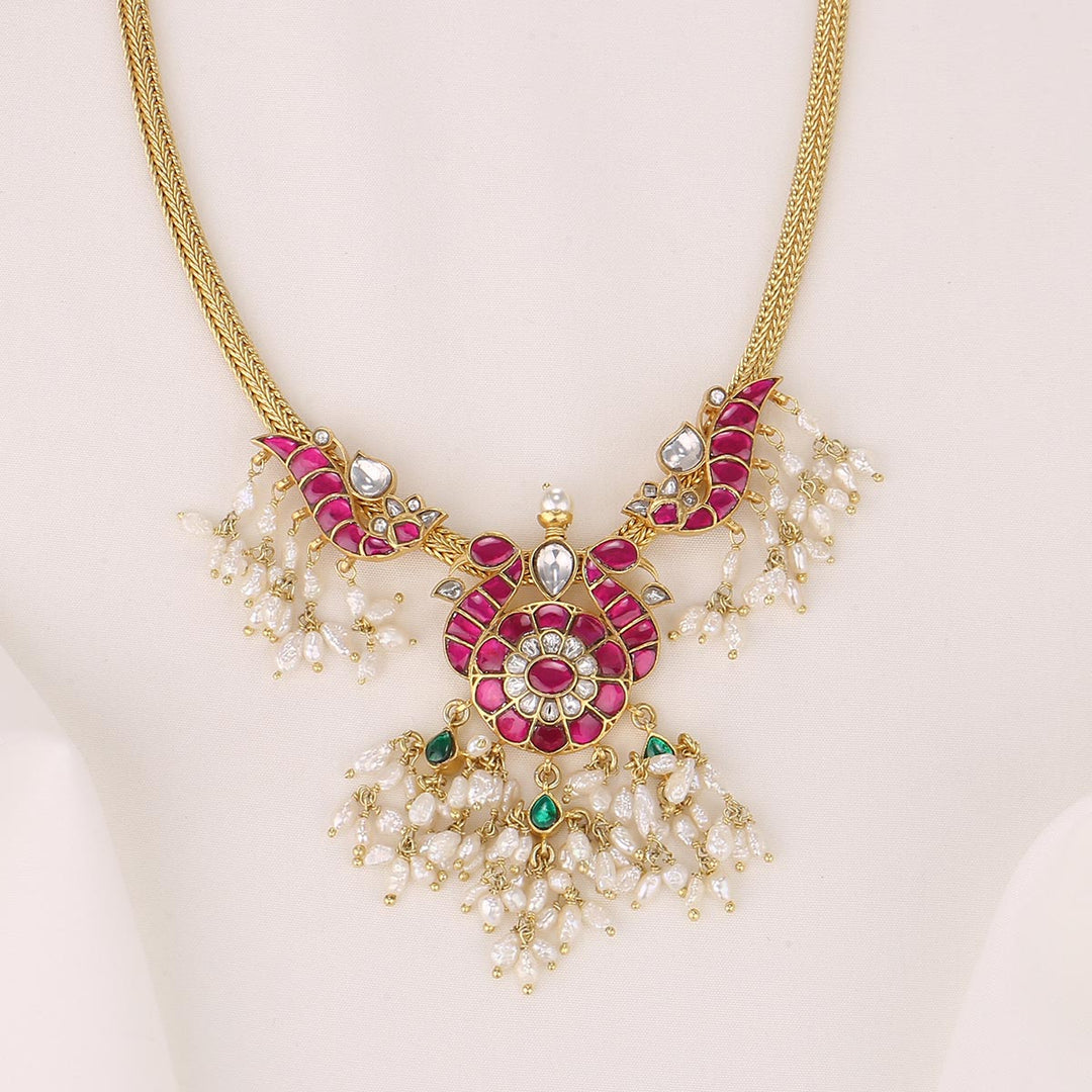 Thakshikha Kundan Long Necklace