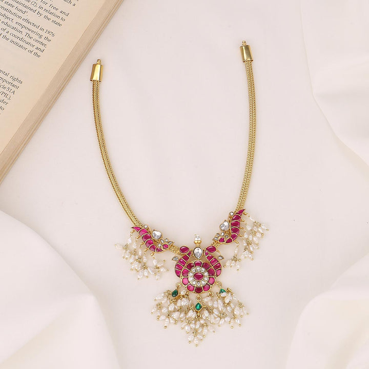 Thakshikha Kundan Long Necklace
