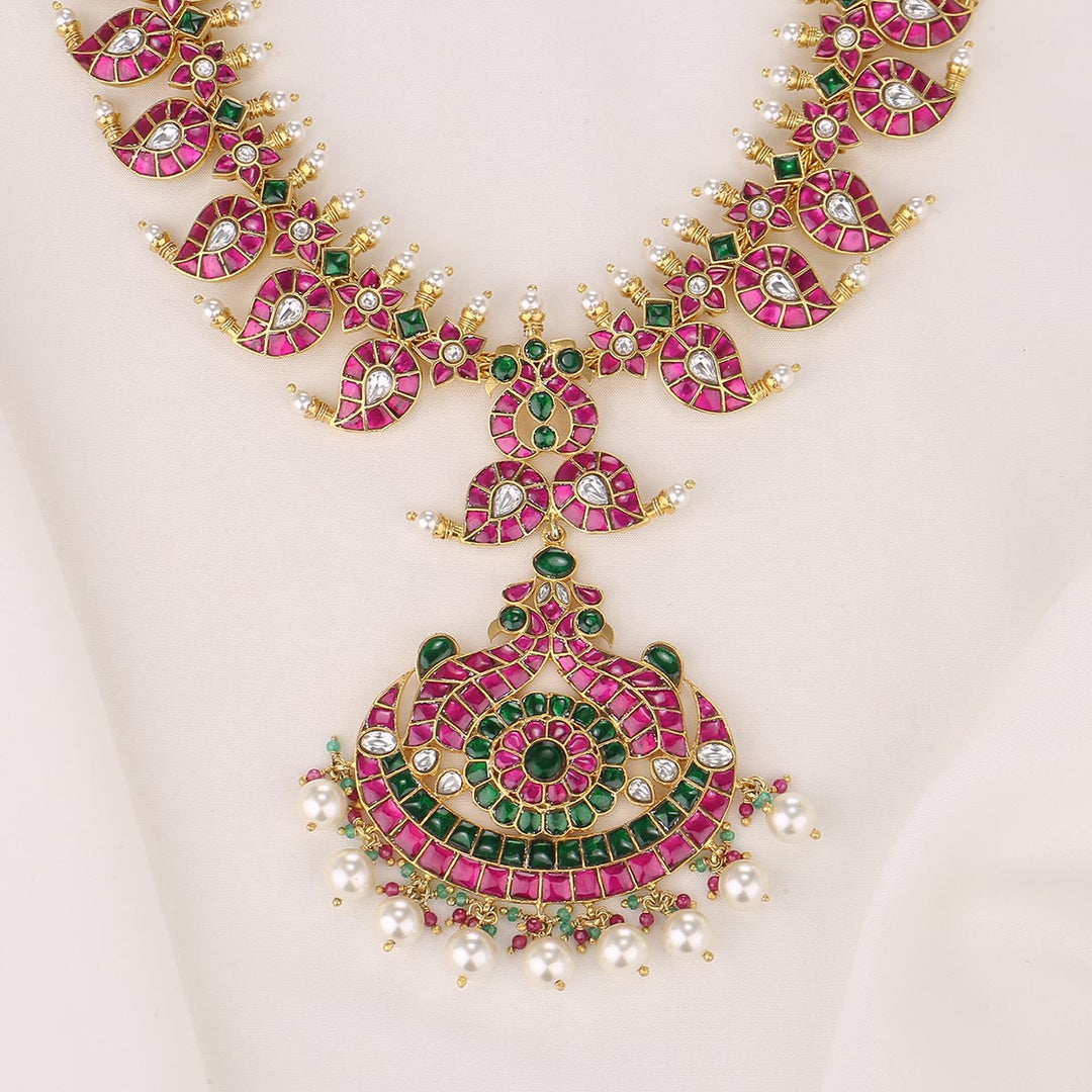 Gorgeous Mango Kundan Long Necklace