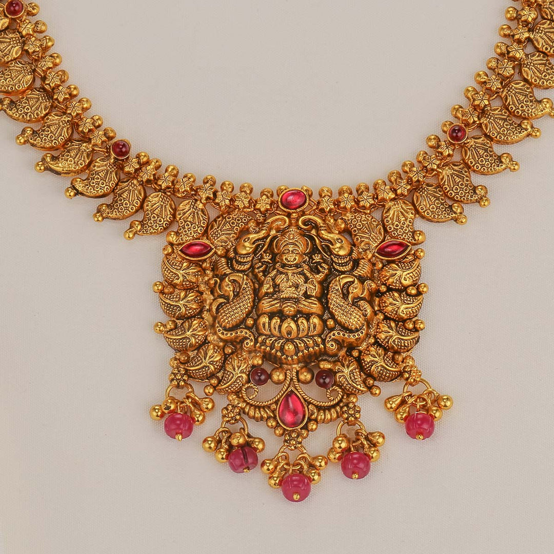 Dheeksha Nagas Short Necklace Set