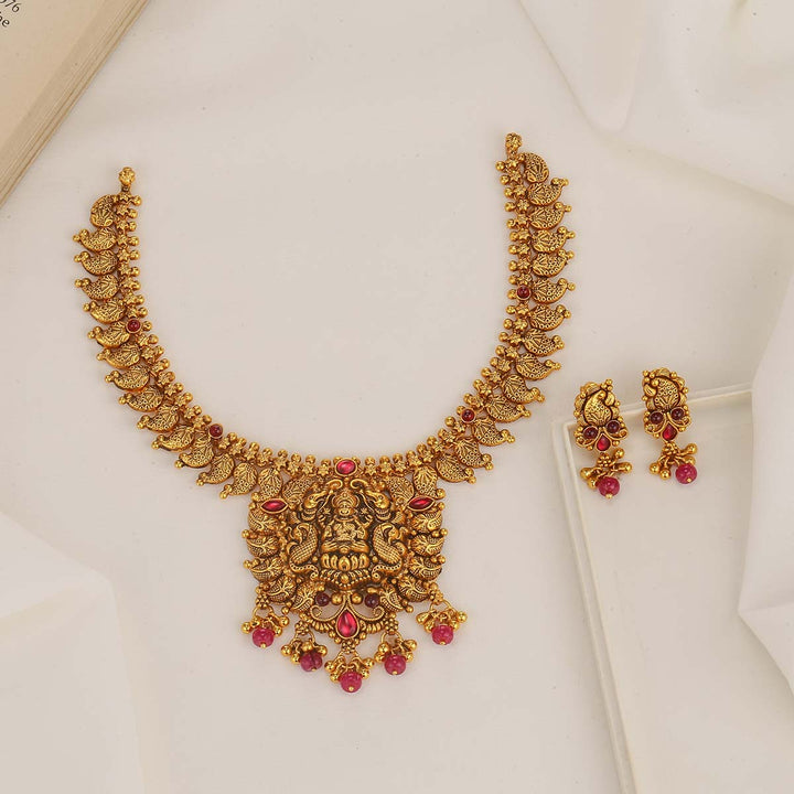 Dheeksha Nagas Short Necklace Set
