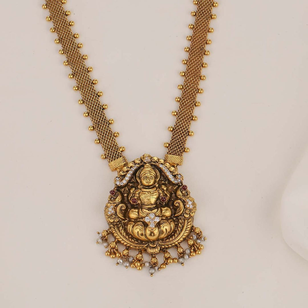 Divine Lakshmi Nagas Long Necklace
