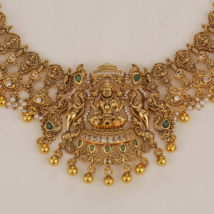 Lakshmi Nagas Short Necklace Set
