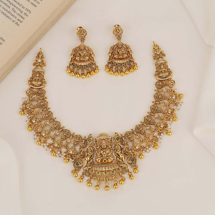 Lakshmi Nagas Short Necklace Set