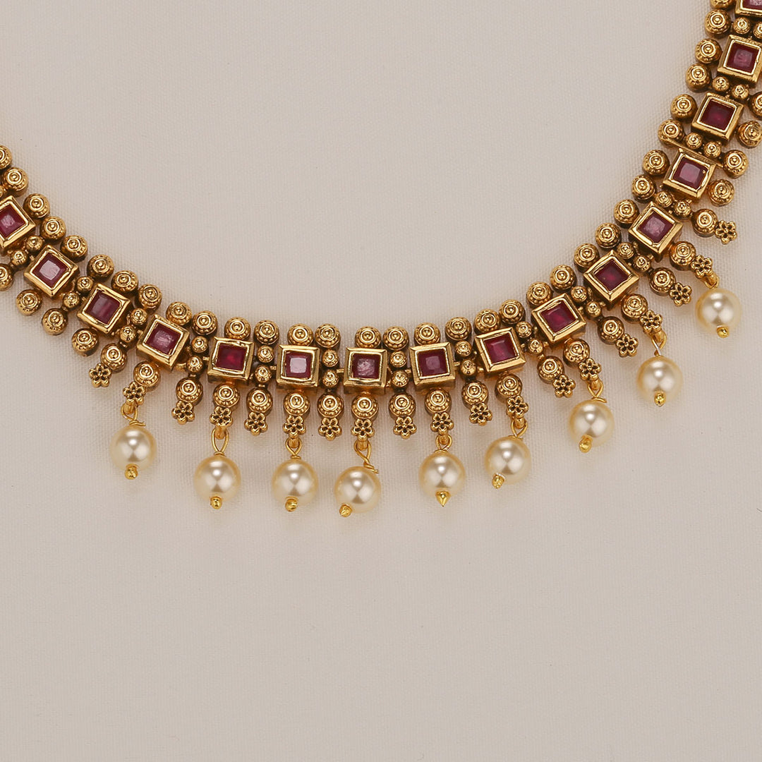 Haritha Short Necklace Set
