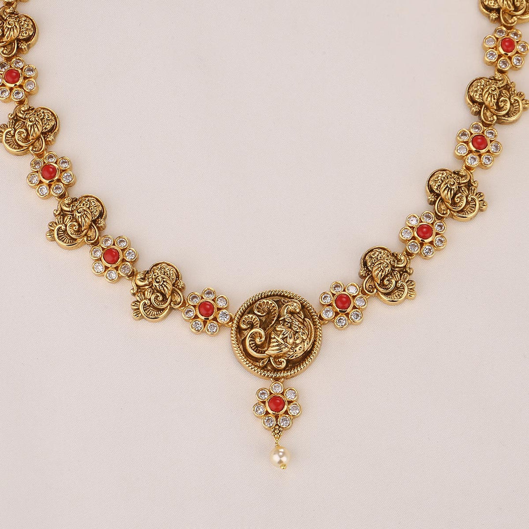 Lakshitha Nagas Short Necklace Set