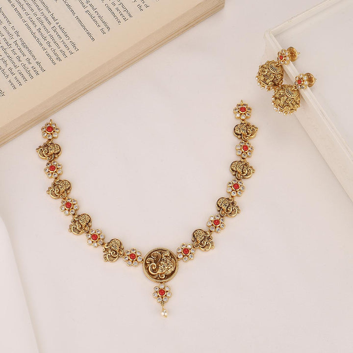 Lakshitha Nagas Short Necklace Set