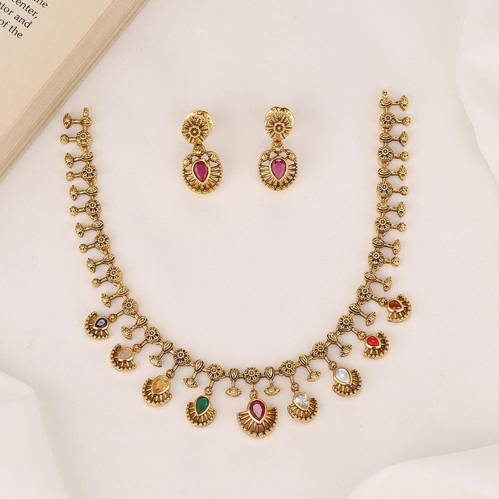 Rashmika Short Necklace Set