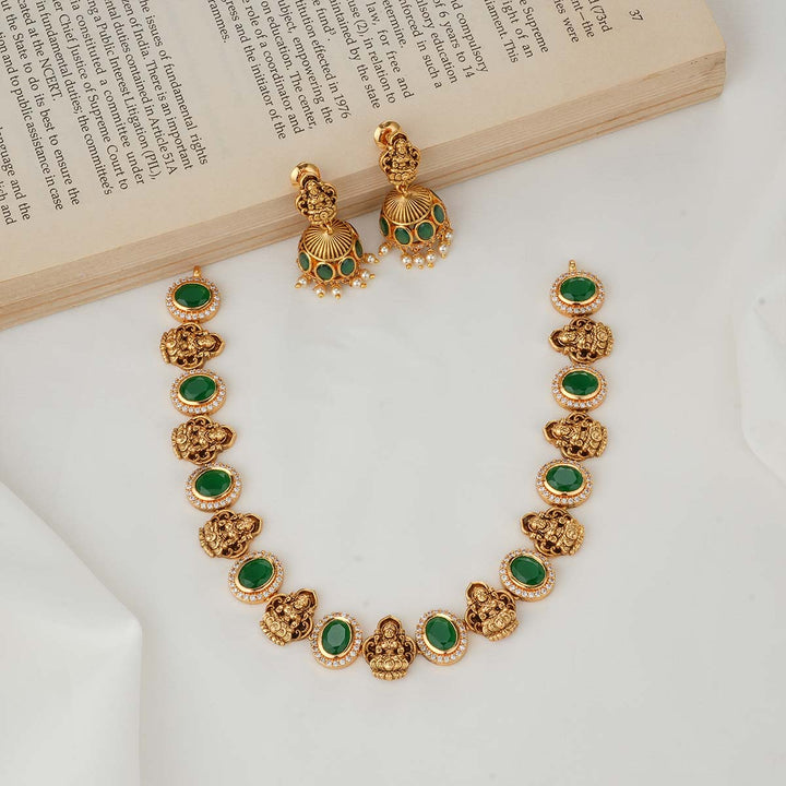 Shivin Nagas Short Necklace Set
