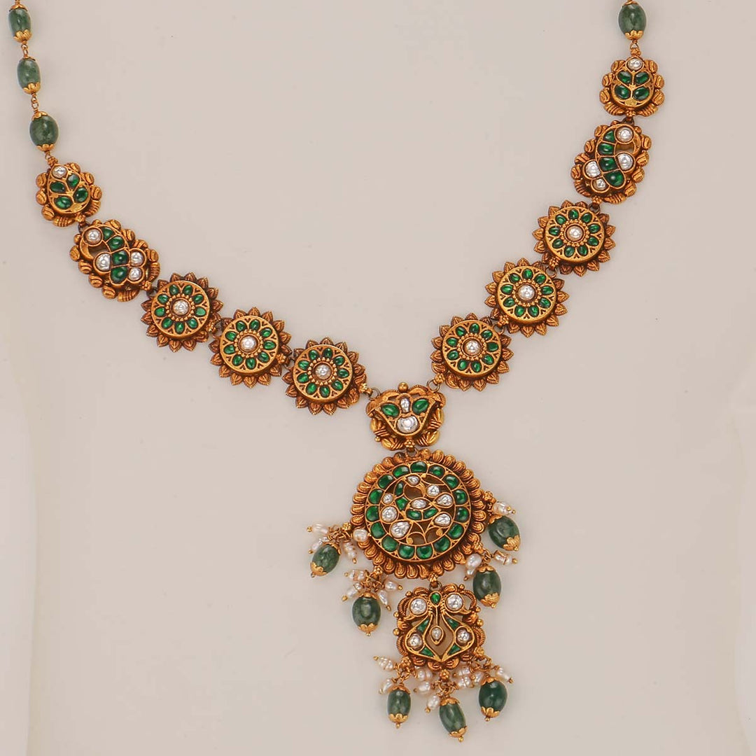 Deepika Kundan Long Necklace