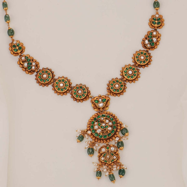 Deepika Kundan Long Necklace