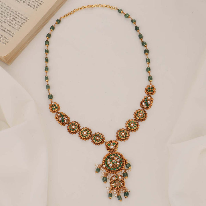 Deepika Kundan Long Necklace