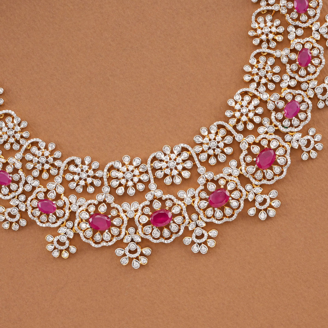 Gleaming Avikam Short Necklace Set