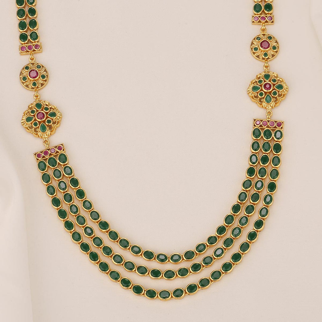 Vianthi Stone Long Necklace