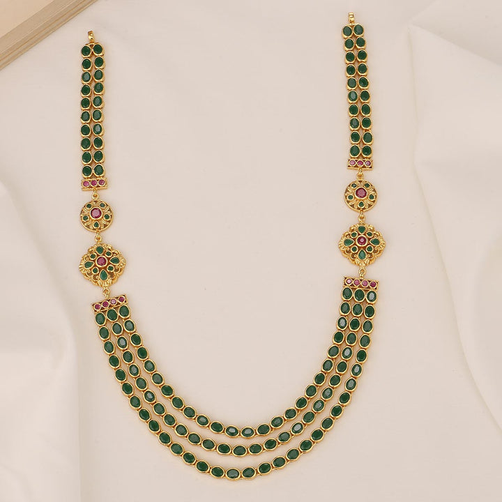 Vianthi Stone Long Necklace