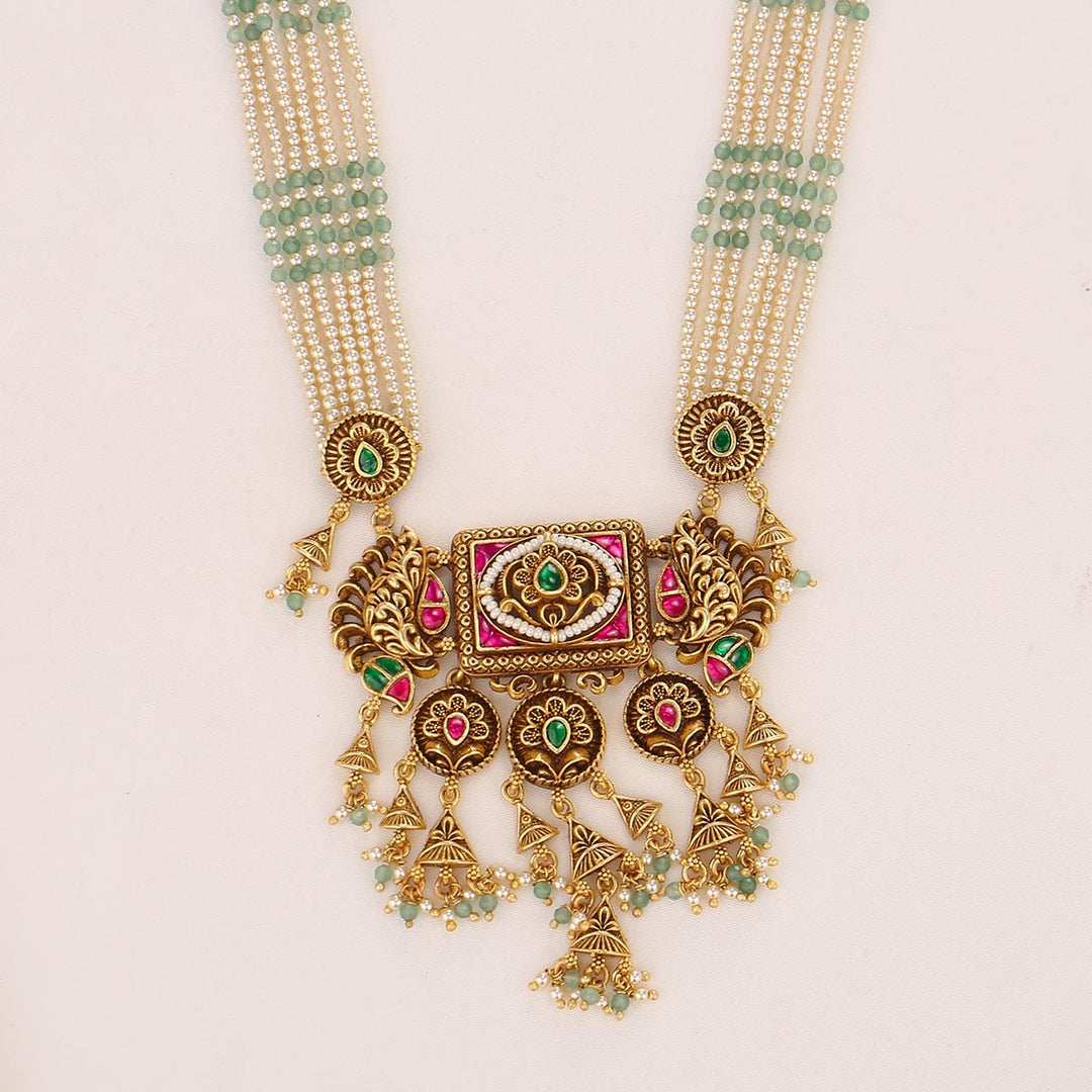 Janvikha Nagas Long Necklace Set
