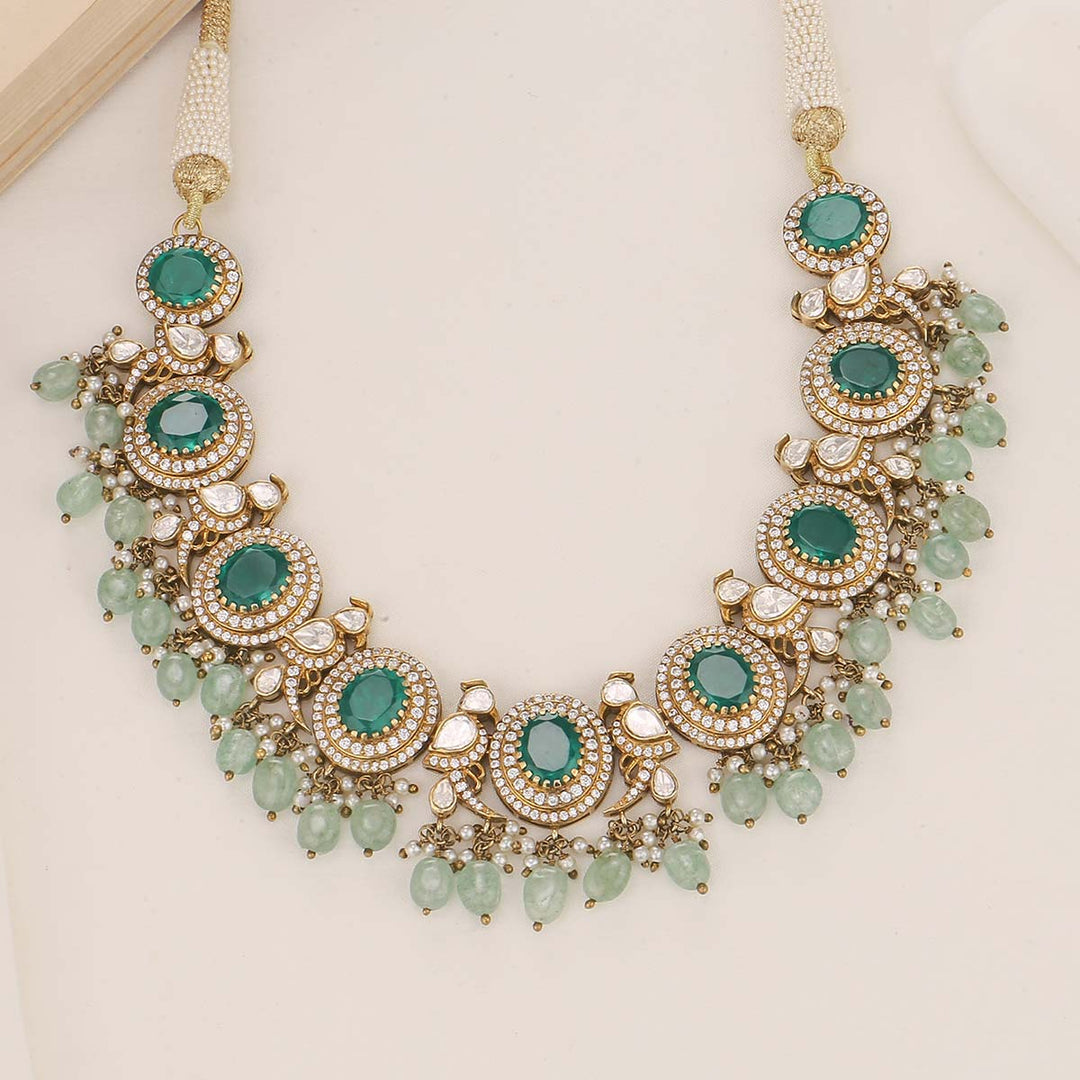 Shrisha Victorian Short Necklace - AMS-102-10887