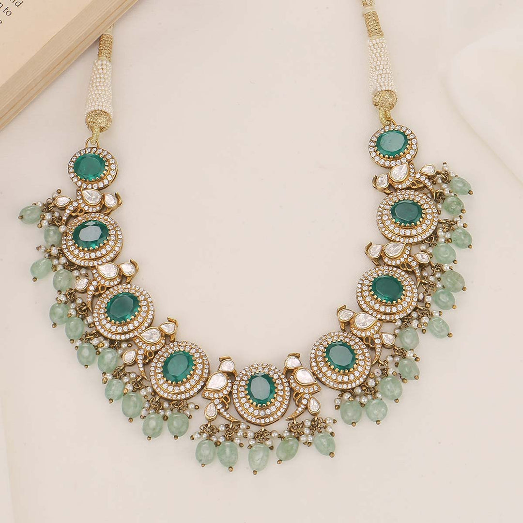 Shrisha Victorian Short Necklace - AMS-102-10887