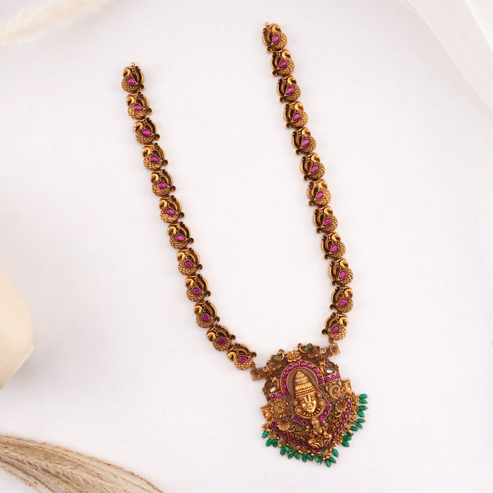 Divine Perumal Nagas Long Necklace