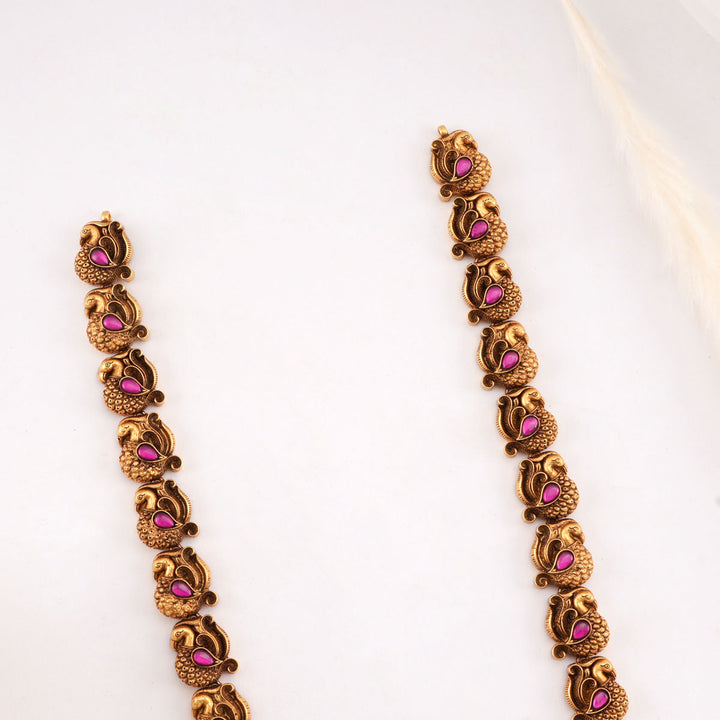 Divine Perumal Nagas Long Necklace
