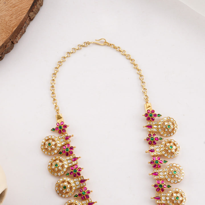 Grand Look Kundan Long Necklace