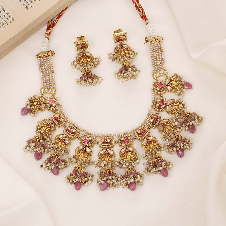 Vinithsri Short Necklace Set