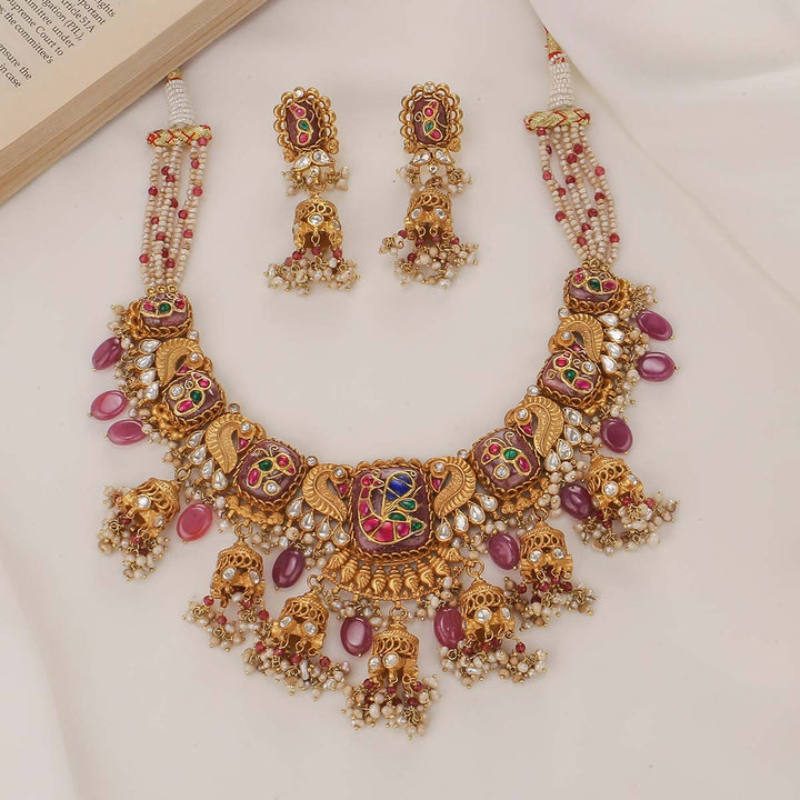 Grand Look Long Necklace Set
