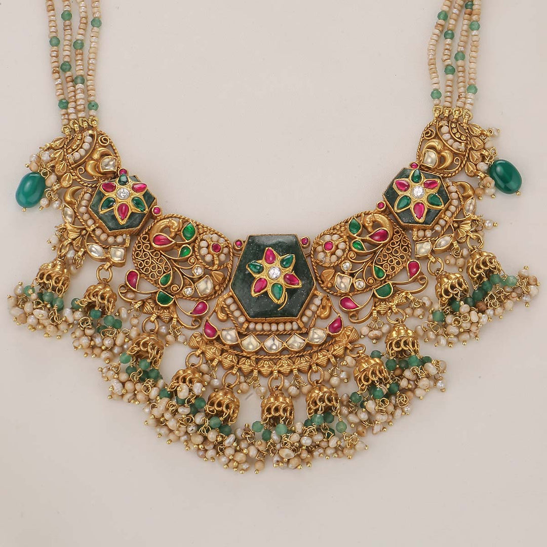 Bridal Look Long Necklace Set