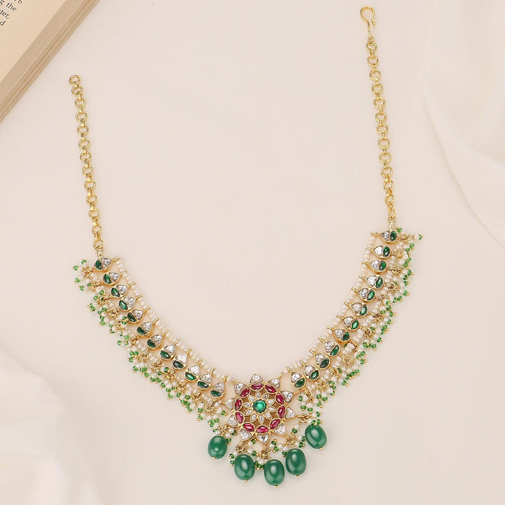Shrika Kundan Short Necklace