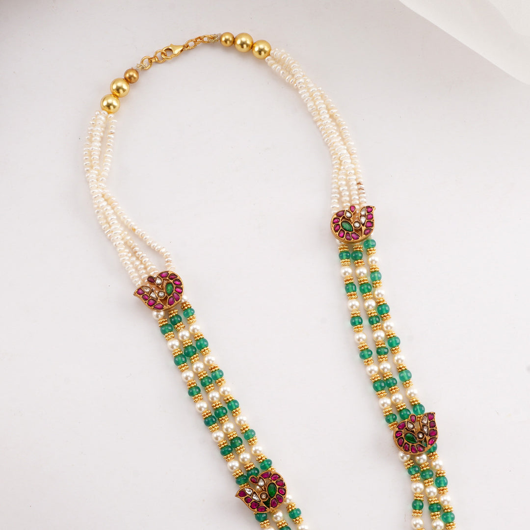 Keshanthi Kundan Long Necklace
