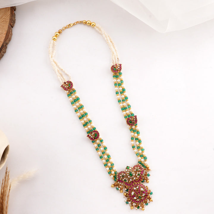 Keshanthi Kundan Long Necklace