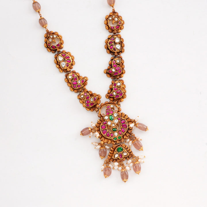 Sheshitha Kundan Long Necklace