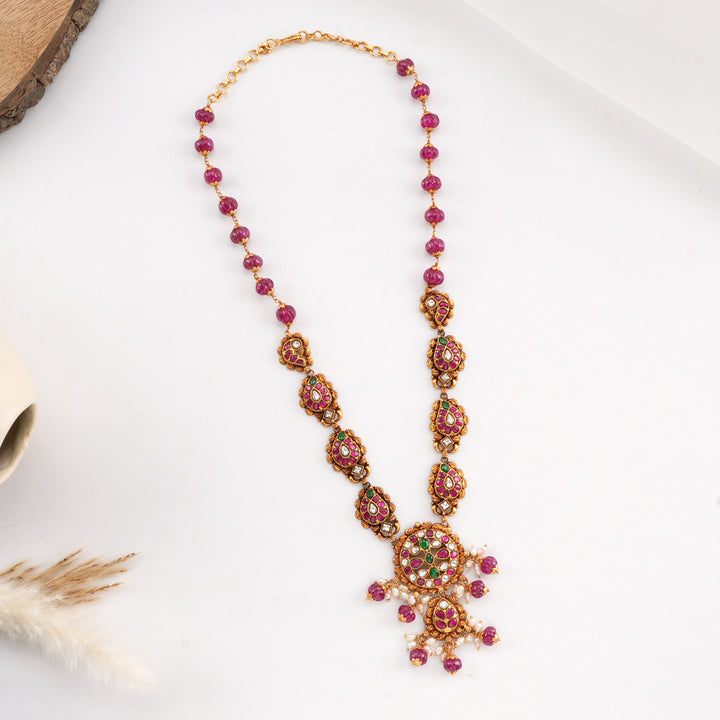 Rithikha Kundan Long Necklace