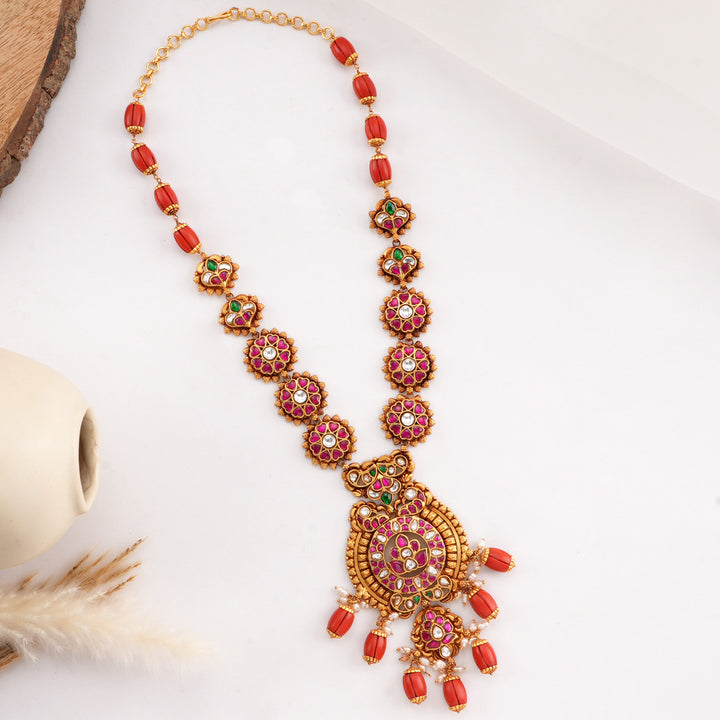 Nainikha Kundan Long Necklace